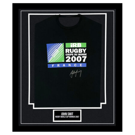 Signed John Smit Shirt - Rugby World Cup Winner 2007