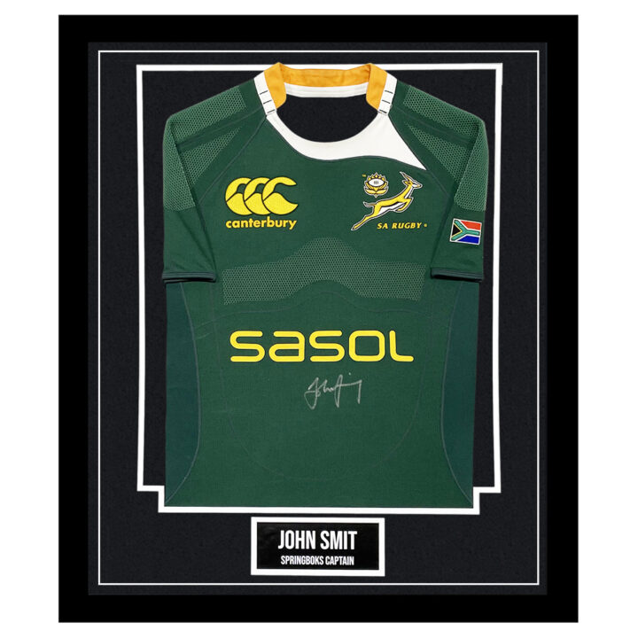 Signed John Smit South Africa Shirt - Springboks Captain