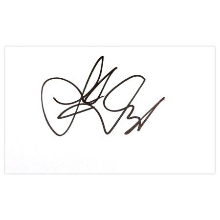 Signed Jonathan Walters White Card - Stoke City Autograph