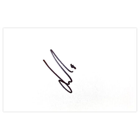 Signed Jonjo Shelvey White Card - Newcastle United Autograph