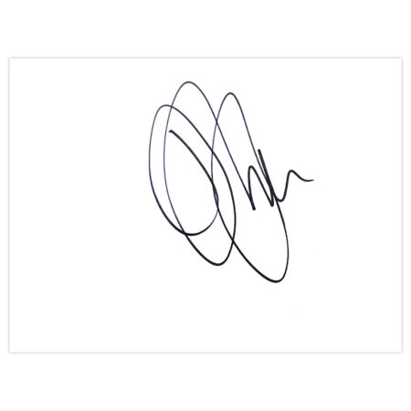 Signed Jonny Howson White Card - Middlesbrough Autograph