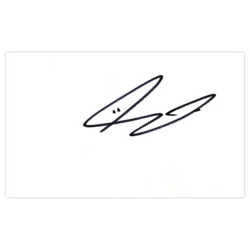 Signed Jose Baxter White Card - Sheffield United Autograph