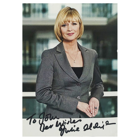 Signed Julie Etchingham Photo - Dedicated to John