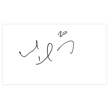 Signed Karl Henry White Card - Wolves Autograph