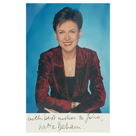 Signed Katie Derham Photo - Dedicated to John