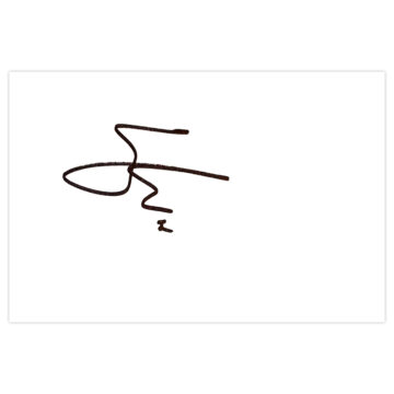 Signed Kay Voser White Card - Fulham Autograph