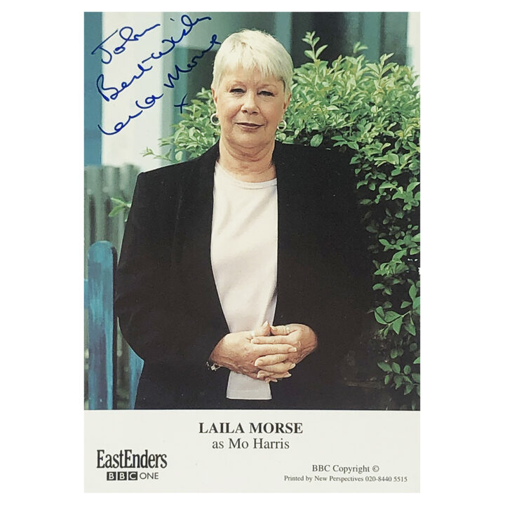 Signed Laila Morse Photo - Dedicated to John