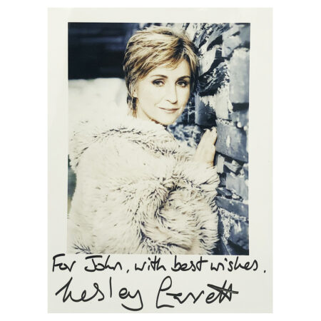 Signed Lesley Garrett Photo - Dedicated to John