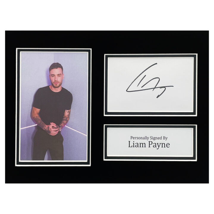 Signed Liam Payne Photo Display - 12x8 Music Icon