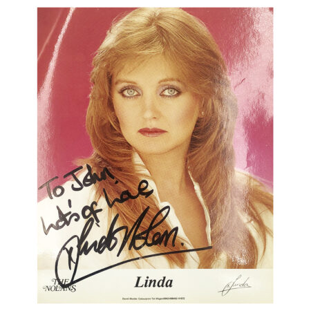 Signed Linda Nolan Photo - Dedicated to John