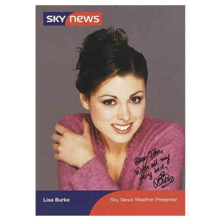 Signed Lisa Burke Photo - Dedicated to John