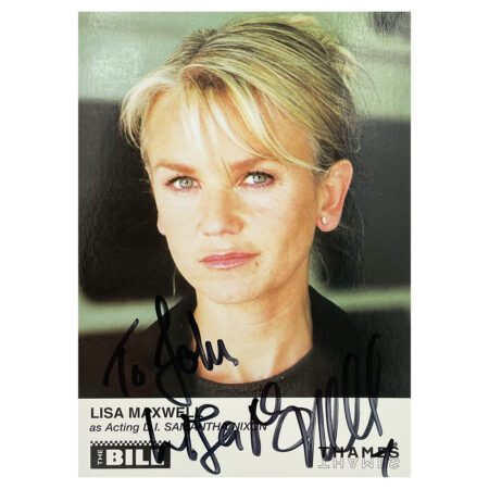 Signed Lisa Maxwell Photo - Dedicated To John