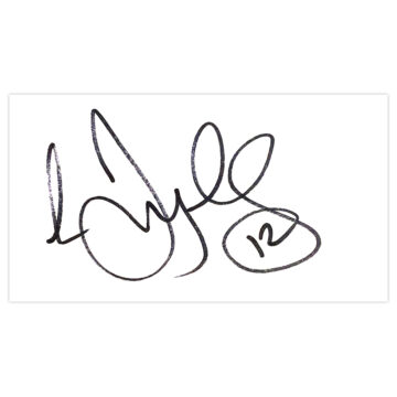 Signed Lloyd Doyley White Card - Watford Autograph