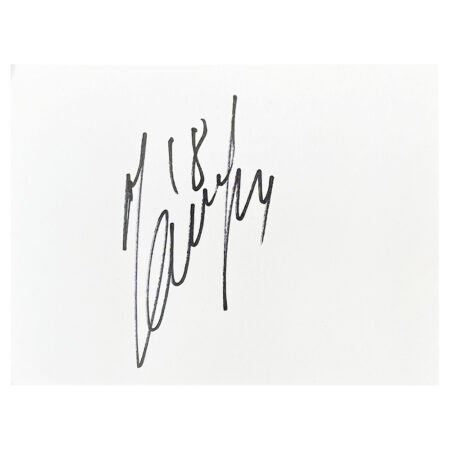 Signed Mame Biram Diouf White Card - Stoke City Autograph