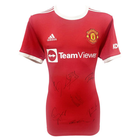 Signed Manchester United Shirt - Premier League Squad 2022