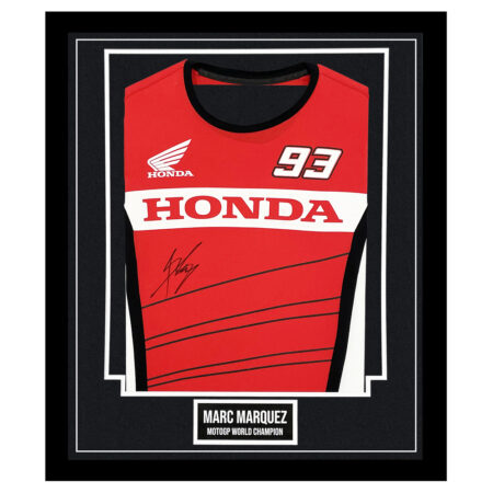 Signed Marc Marquez Framed Shirt - MotoGP World Champion