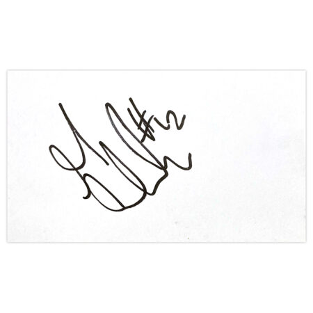 Signed Marc Wilson White Card - Charlton Athletic Autograph