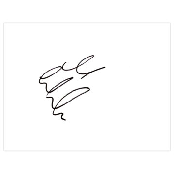 Signed Marc Wilson White Card - Republic of Ireland Autograph