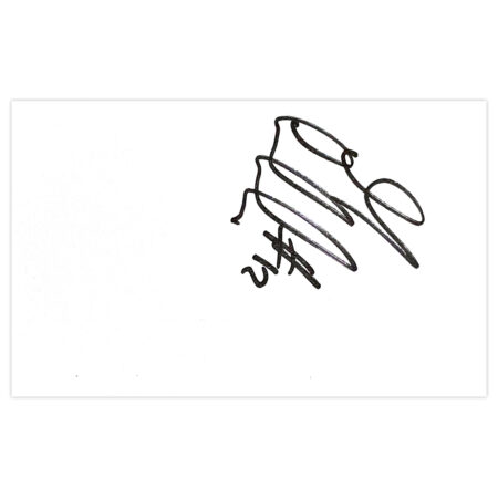 Signed Marc Wilson White Card - Stoke City Autograph