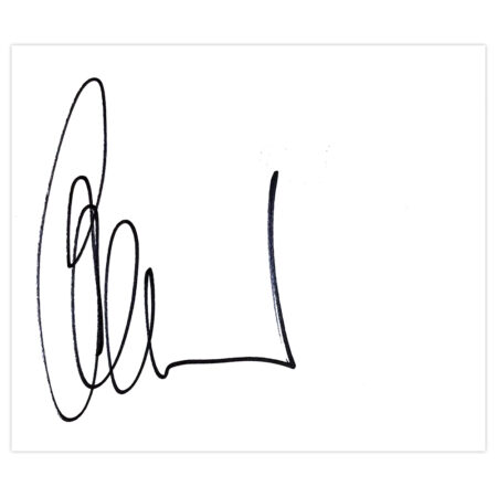 Signed Marlon Harewood White Card - West Ham United Autograph