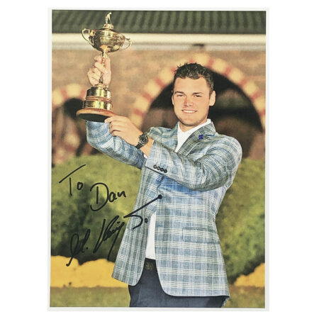 Signed Martin Kaymer Ryder Cup Photo - Dedicated to Dan