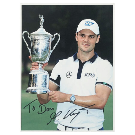 Signed Martin Kaymer US Open Winner Photo - Dedicated to Dan