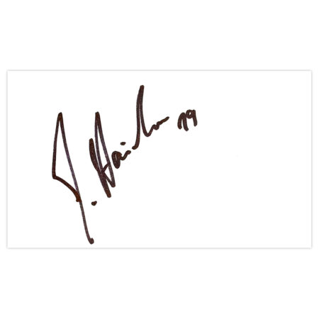 Signed Massadio Haidara White Card - Newcastle United Autograph