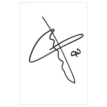 Signed Matt Derbyshire White Card - Nottingham Forest Autograph