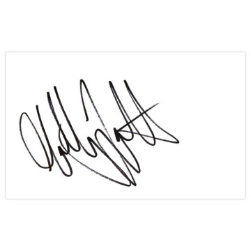 Signed Matty Fryatt White Card - Leicester City Icon