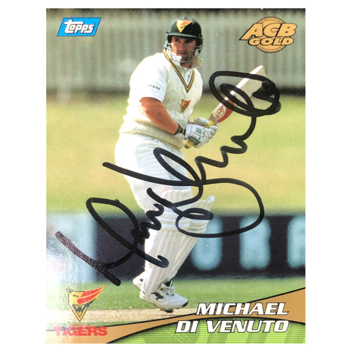 Signed Michael Di Venuto Trading Card - Tasmanian Tigers Topps