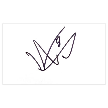 Signed Michael Hector White Card - Sheffield Wednesday Autograph