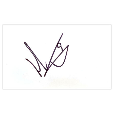 Signed Michael Hector White Card - Sheffield Wednesday Icon Autograph