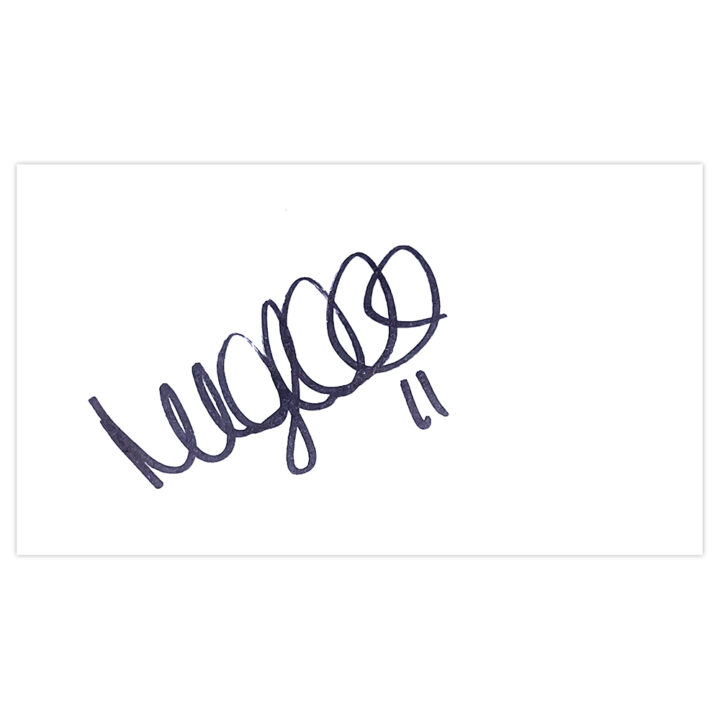 Signed Michael Kightly White Card - Wolves Autograph