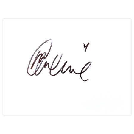 Signed Michael Mancienne White Card - Nottingham Forest Autograph