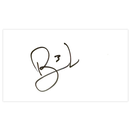 Signed Miguel Britos White Card - Watford Autograph