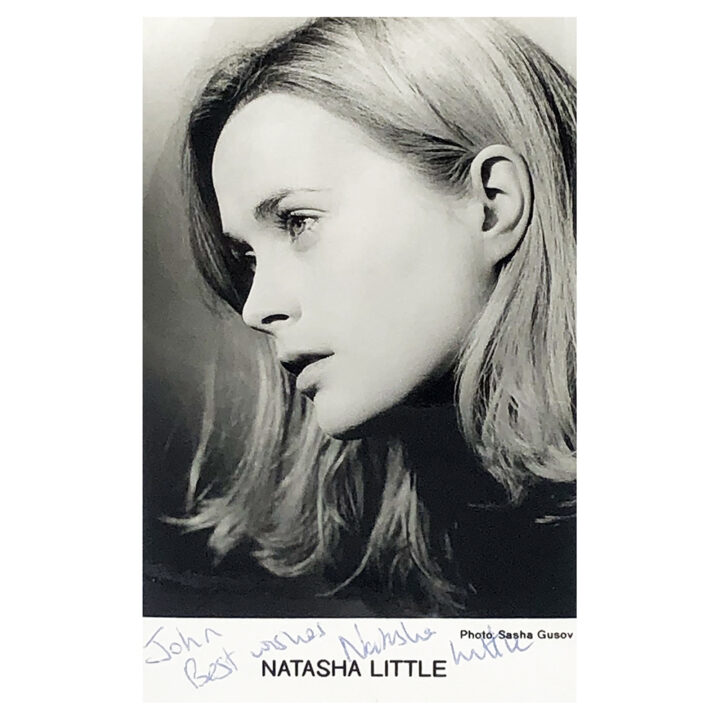 Signed Natasha Little Photo - Dedicated to John