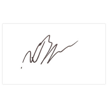 Signed Nathan Byrne White Card - Wigan Athletic Autograph