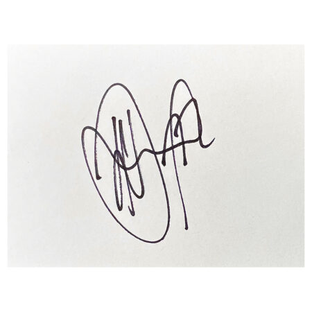 Signed Nick Blackman White Card - Reading Autograph