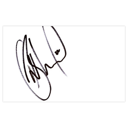 Signed Nick Blackman White Card - Reading Icon