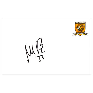 Signed Nick Proschwitz White Card - Hull City Autograph