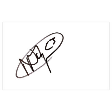 Signed Nicky Maynard White Card - Bristol City Autograph