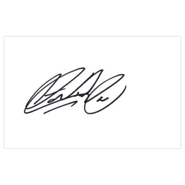 Signed Noel Hunt White Card - Reading Autograph