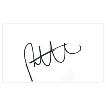 Signed Paul Coutts White Card - Sheffield United Autograph