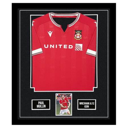 Signed Paul Mullin Framed Display - Wrexham A.F.C. Icon