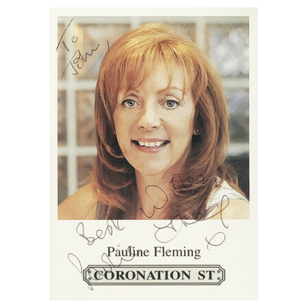 Signed Pauline Fleming Photo - Dedicated to John