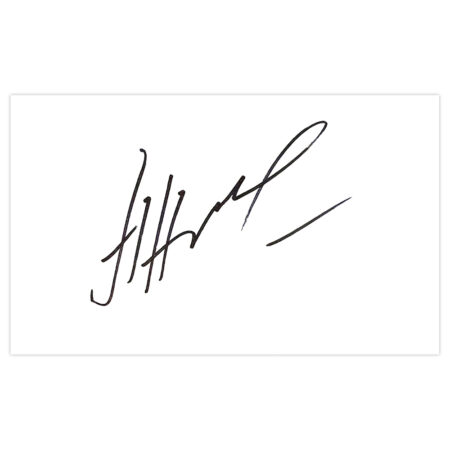 Signed Pavel Pogrebnyak White Card - Reading Autograph