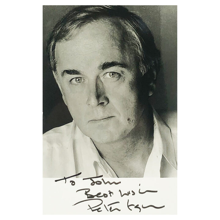 Signed Peter Egan Photo - Dedicated to John