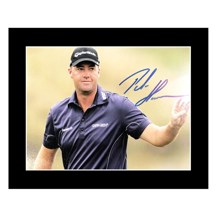 Signed Peter Hanson Photo Display - 10x8 Golf Icon