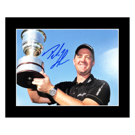 Signed Peter Hanson Photo Display - 10x8 Golf Icon Autograph