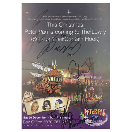 Signed Peter Pan Cast Photo - Dedicated to John